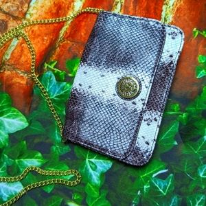 Anne Klein shoulder handbag snake print